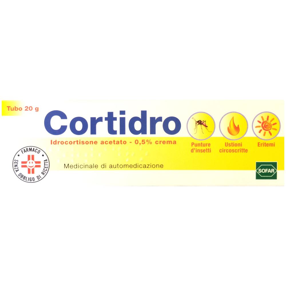 CORTIDRO: IDROCORTISONE ACETATO IN CREMA 20 GR