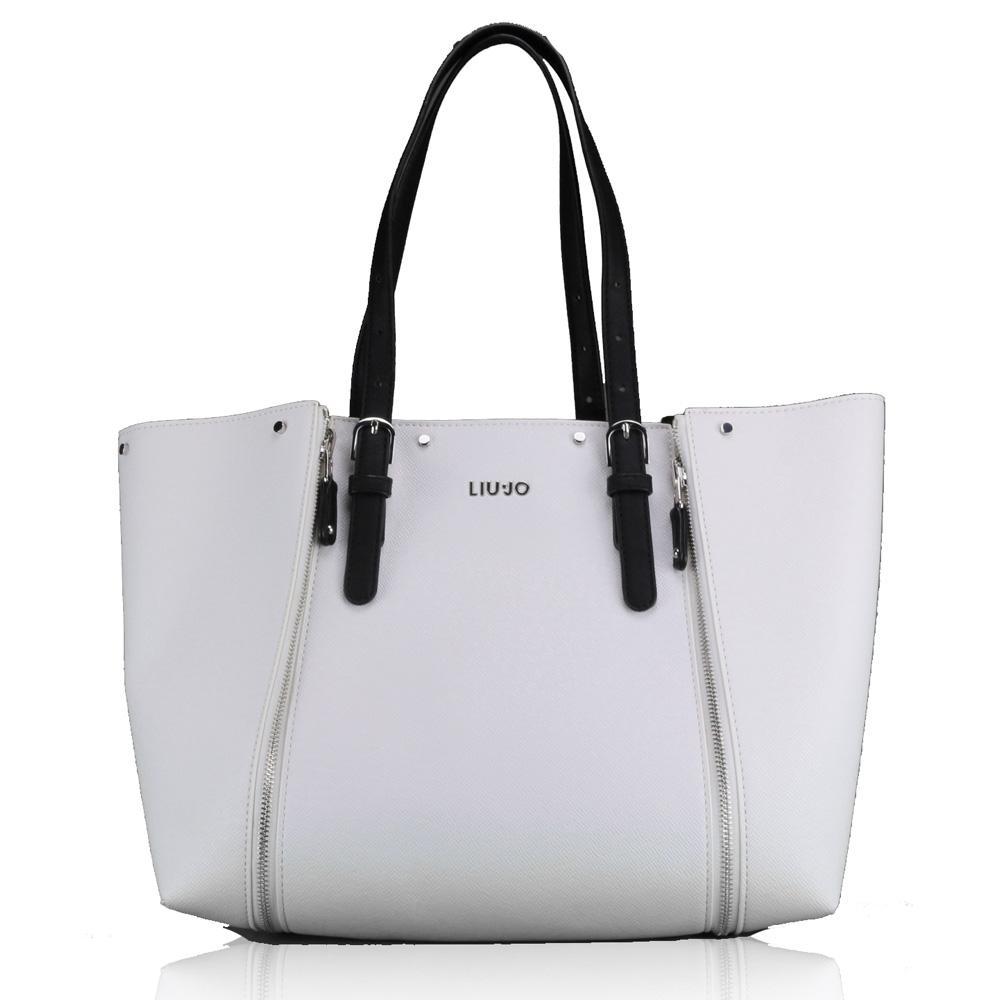 Borsa shopper reversibile 3 in 1 White Donna