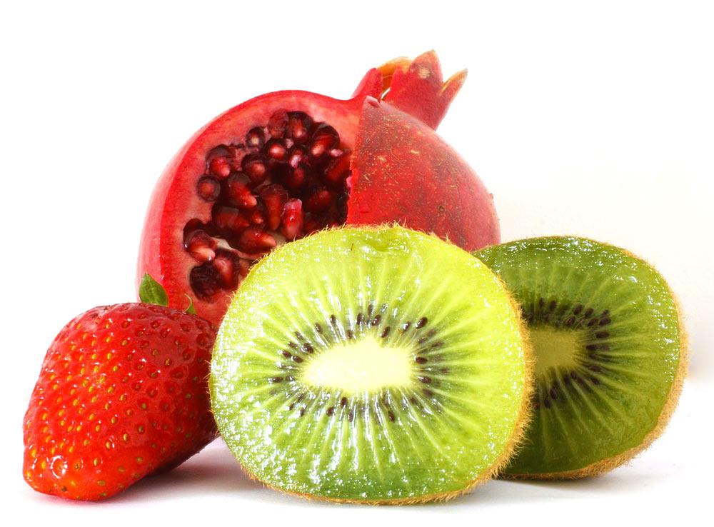 kiwi fragola e melograno