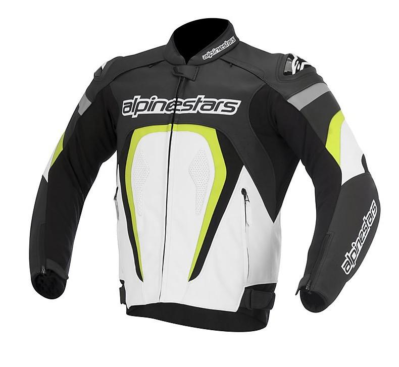 Giacca Moto Alpinestars Motegi in Pelle, Fresia Moto