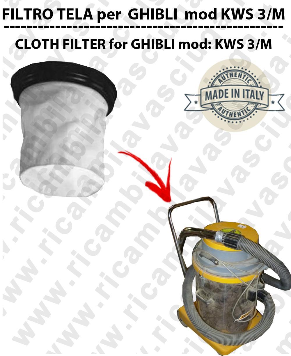 Canvas Filter for vacuum cleaner GHIBLI Model AS 600 com
