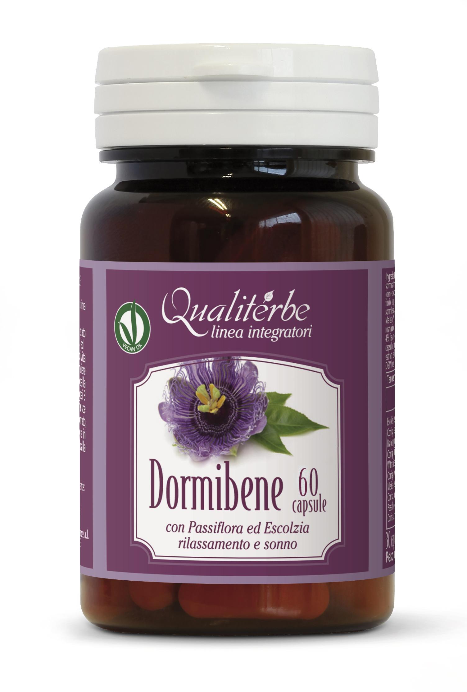 Dormibene 60 cps - (Rilassamento e sonno) (Vegan Ok)