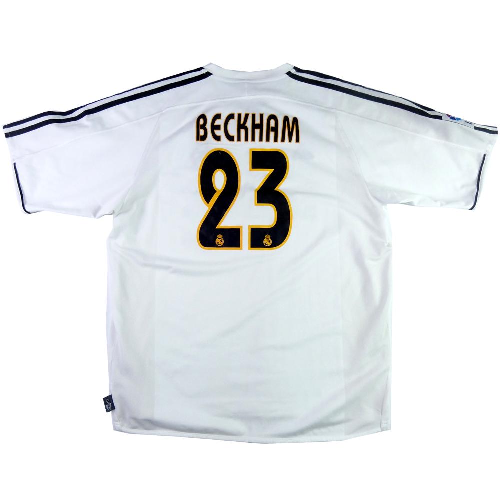 beckham real madrid jersey