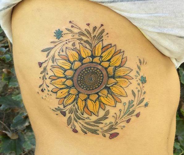 Tatuaggio Girasole Significato Idee E Foto Tatuaggio Co My Xxx Hot Girl