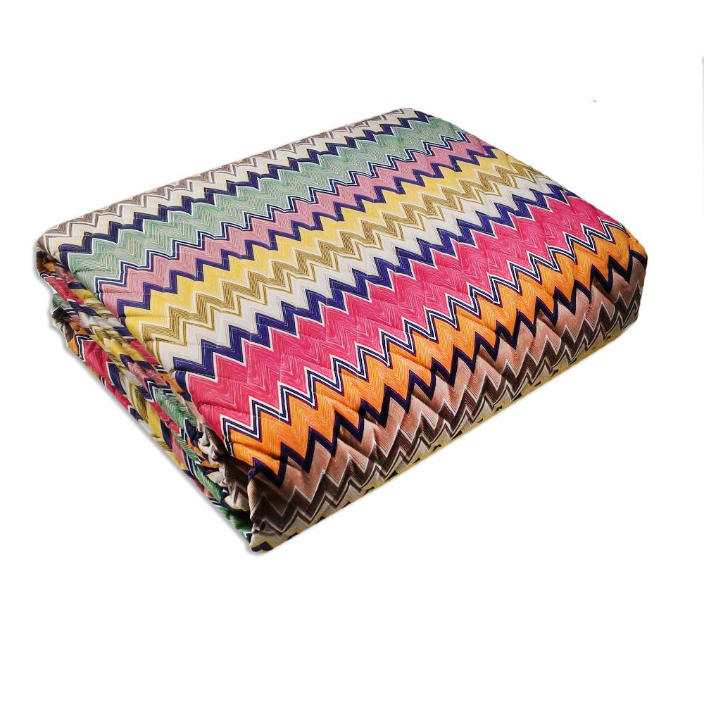 Missoni Home Quilted bedspread cotton chevron TIMOTHY double bed