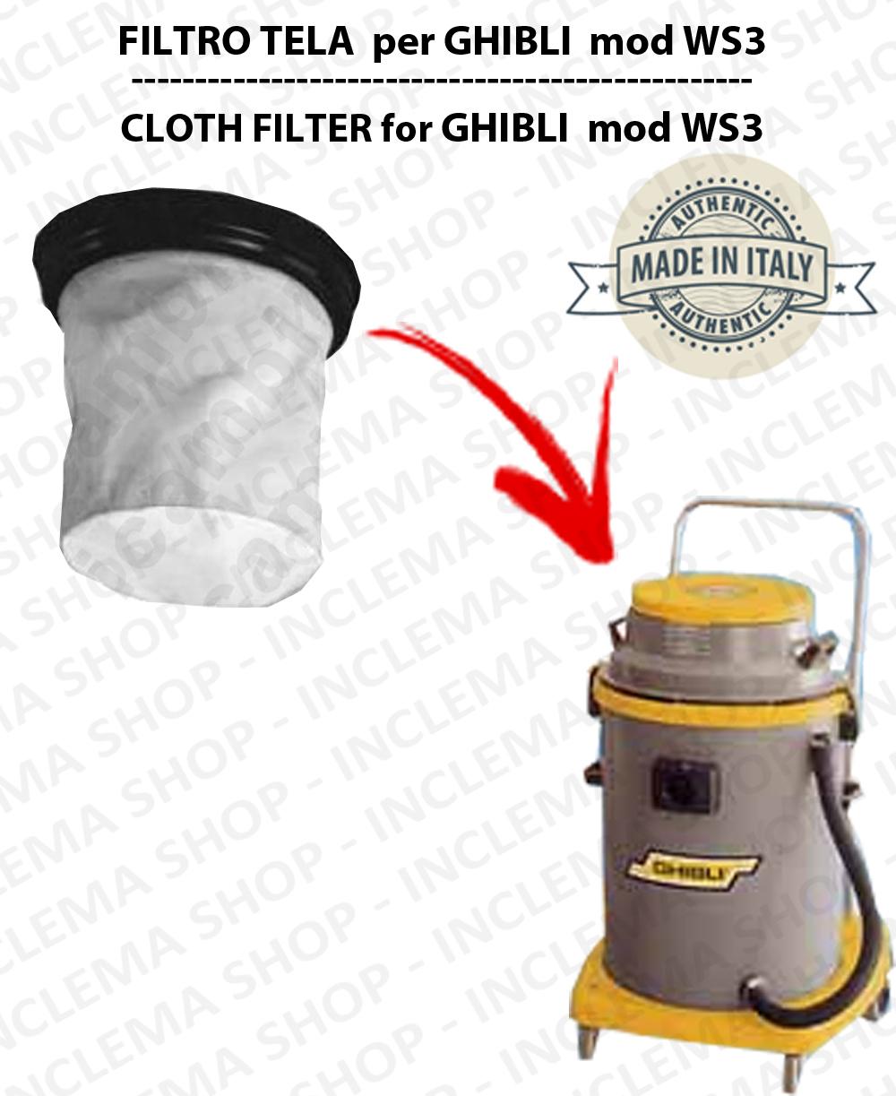 WS3 Canvas Filter for vacuum cleaner GHIBLI