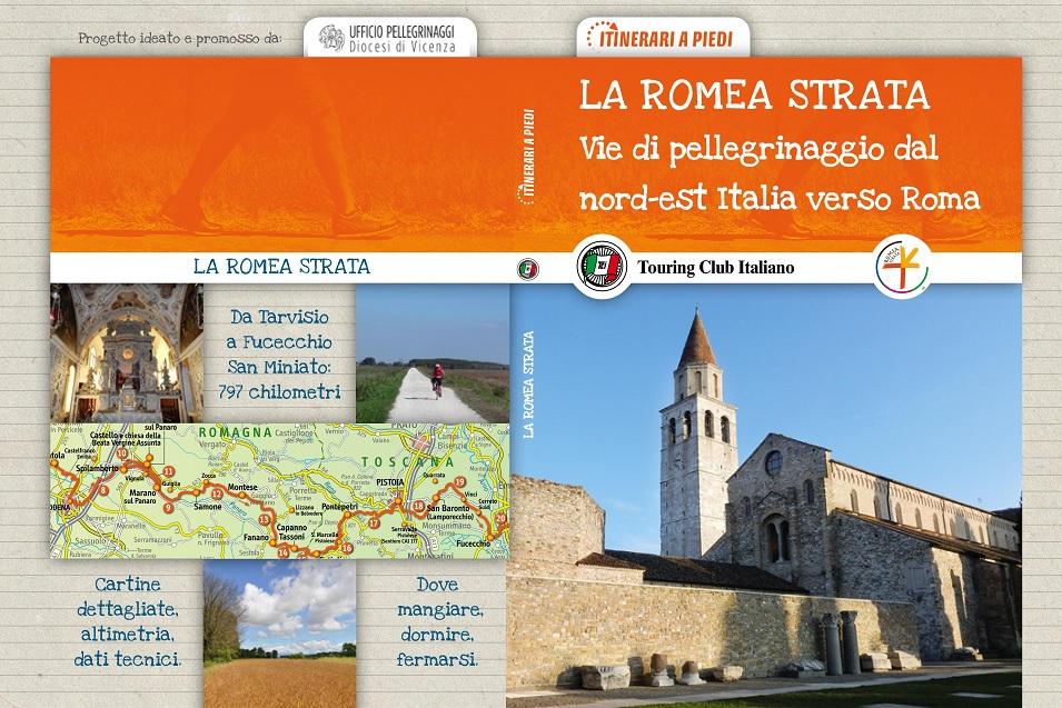 La copertina della guida sulla Romea Strata