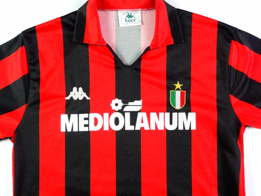 ac milan 1988 home shirt
