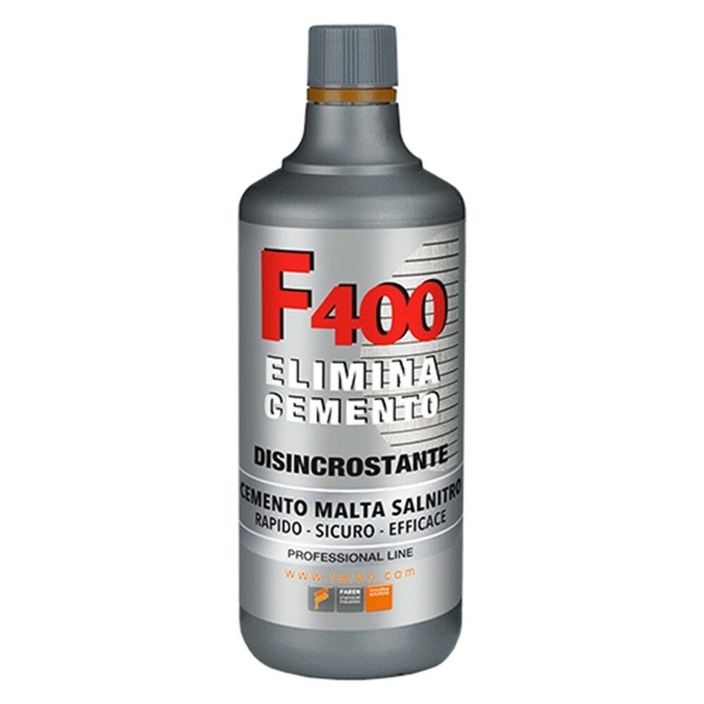 F400 Disincrostante Faren Elimina Cemento Malta Salnitro 1000ml
