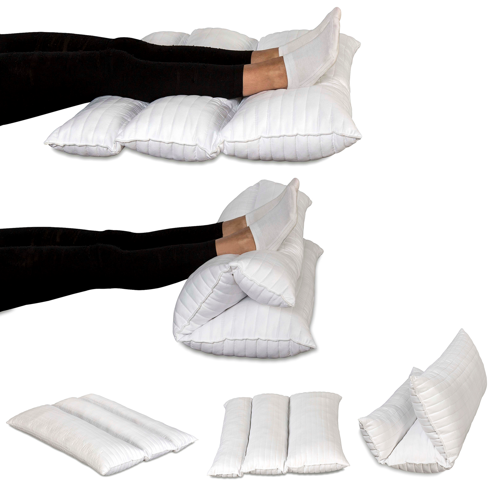 Cuscino Gambe Terapeutico Pieghevole Ortopedico per Dolore alla Gamba