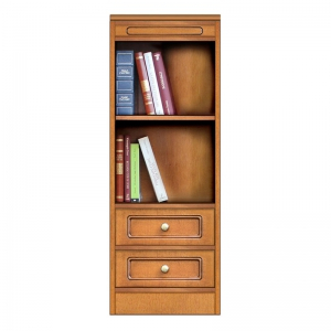 Mobile modulare componibile, libreria con 2 cassetti, Arteferretto