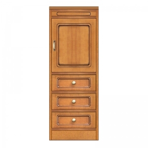 Mobile modulare componibile, cassettiera con 3 cassetti, Arteferretto