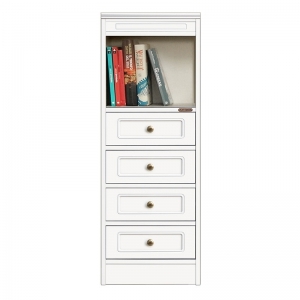 Mobile modulare componibile, cassettiera con 4 cassetti, Arteferretto