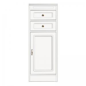 Mobile modulare componibile laccato, Credenza con 1 anta e 2 cassetti, Arteferretto