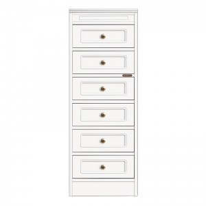 Mobile modulare componibile laccato, cassettiera con 6 cassetti, Arteferretto