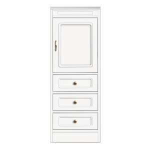 Mobile modulare componibile, cassettiera con 3 cassetti, Arteferretto