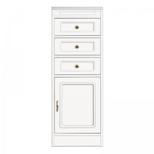 Mobile modulare componibile laccato, cassettiera con 3 cassetti, Arteferretto