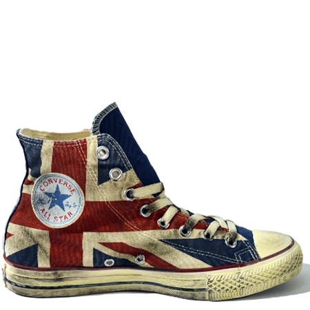 converse bandiera inglese vintage