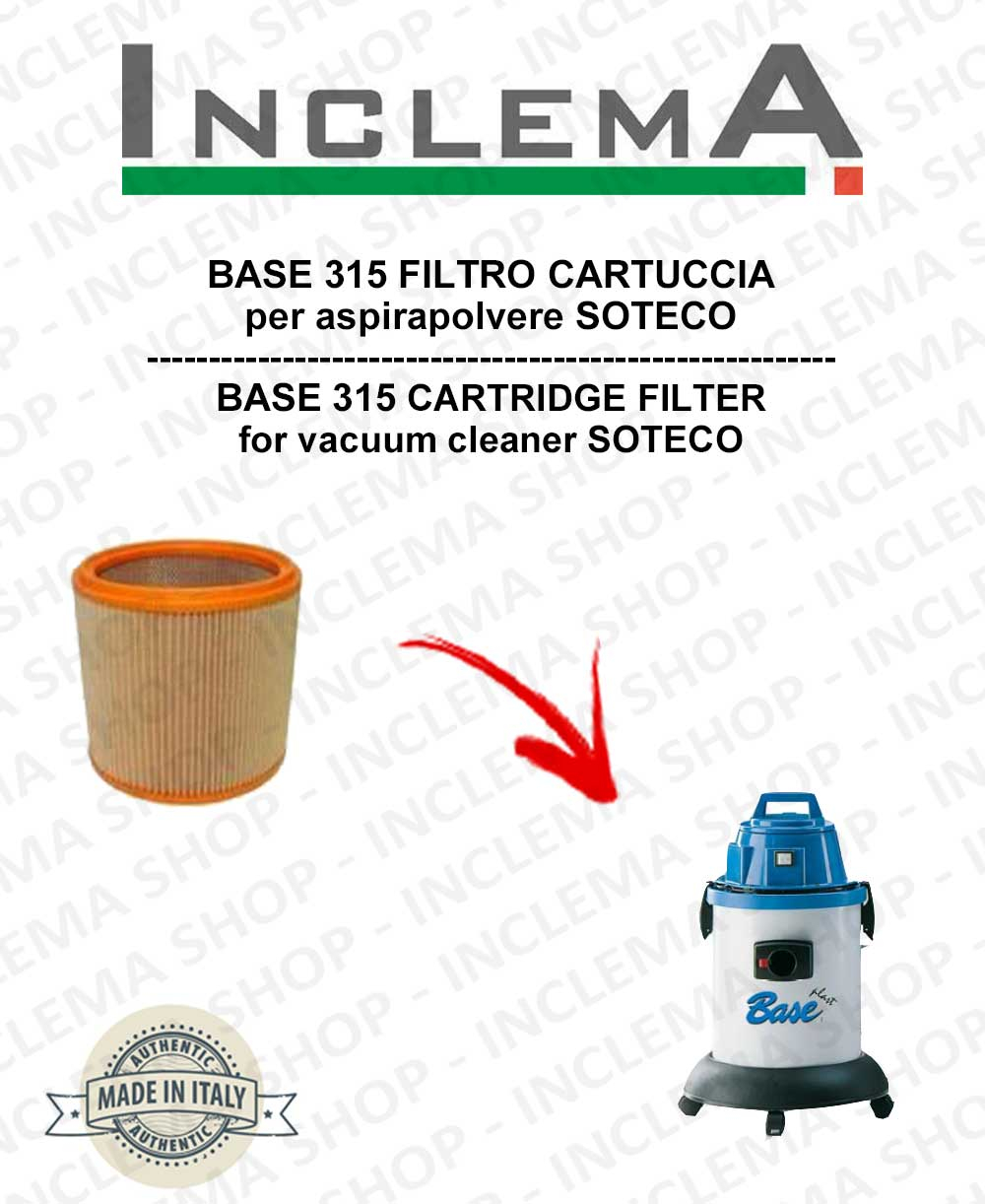 Filtro Tela Per Aspirapolvere Soteco Base 315 - Ricambio Originale - Foto 4