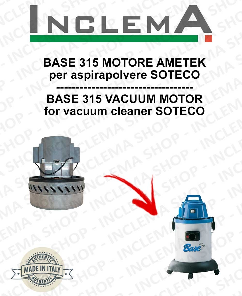 Moteur D'aspiration Dakota 429 ELPN Ametek Pour Aspirateur Soteco - Pièce Neuve
