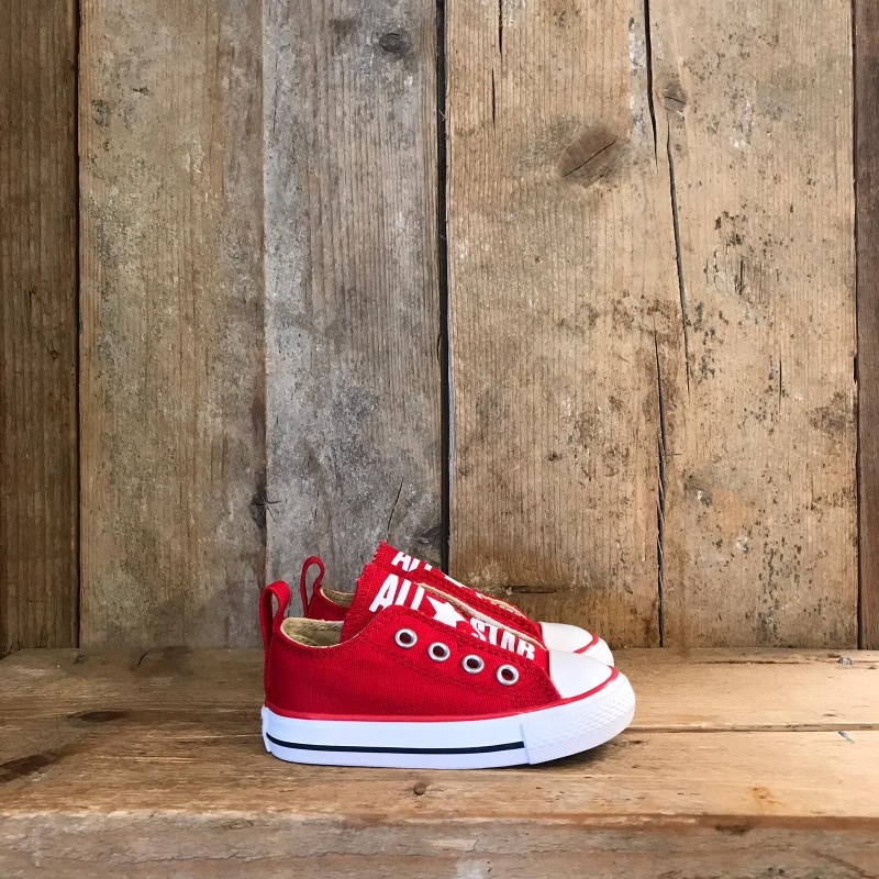 converse rosse bambina