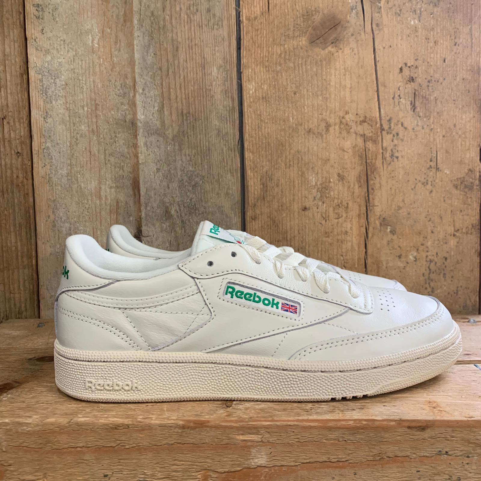 Scarpa Reebok Club C 85 Women Panna e Verde | TOUCHDOWN