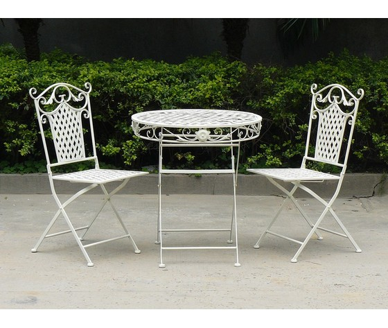 SET TAVOLO E sei sedie da giardino in resina bianco modello Argo EUR 549,90  - PicClick IT