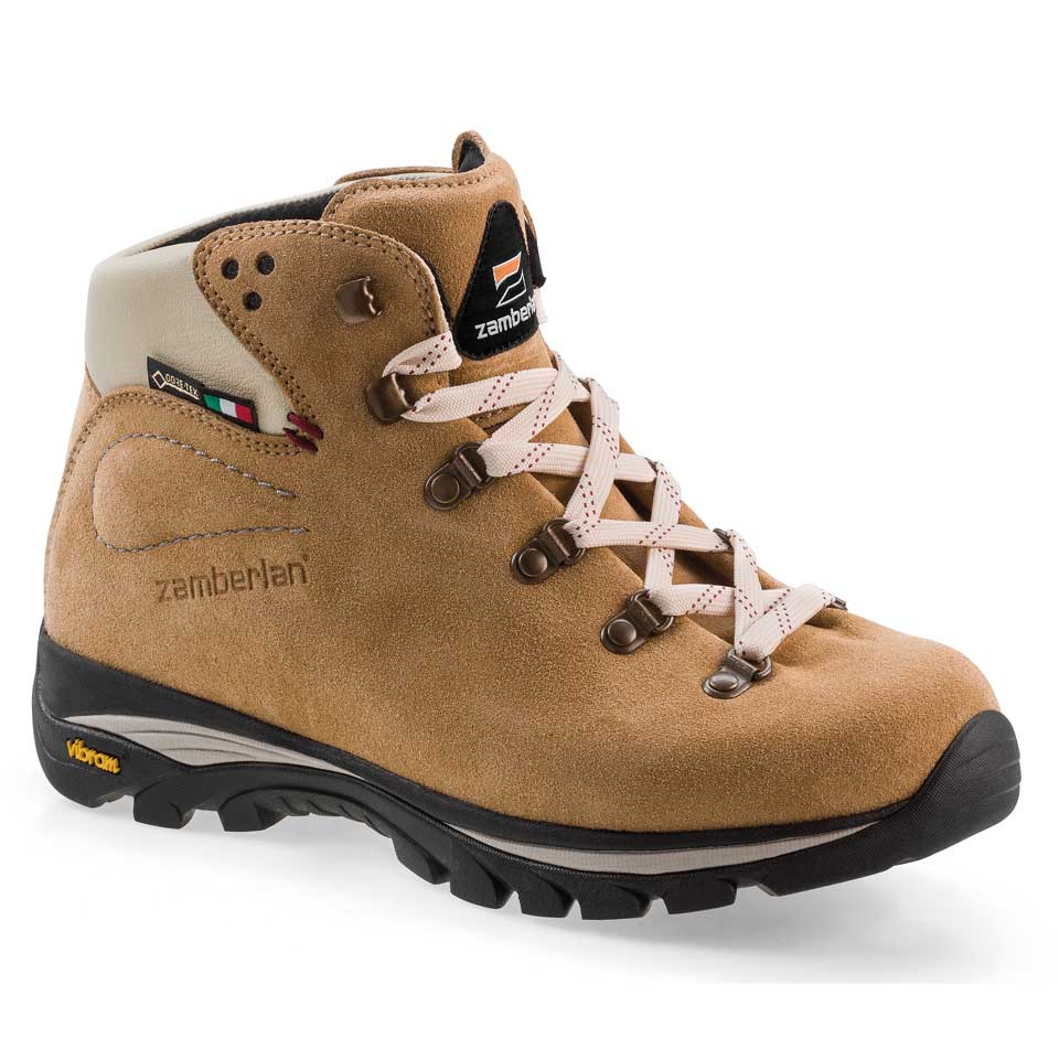 beige hiking boots
