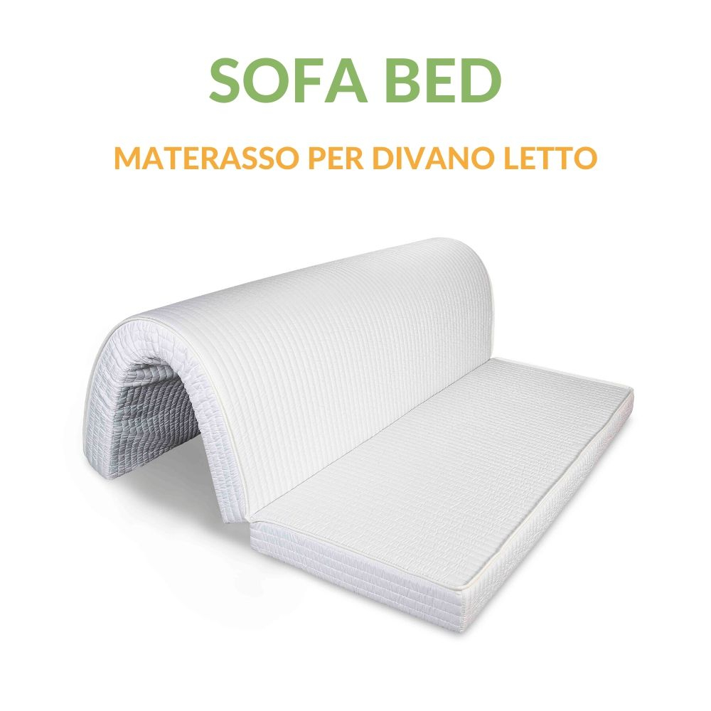 Materasso WaterFoam per Divano Letto Pieghevole Alto 10 cm ...