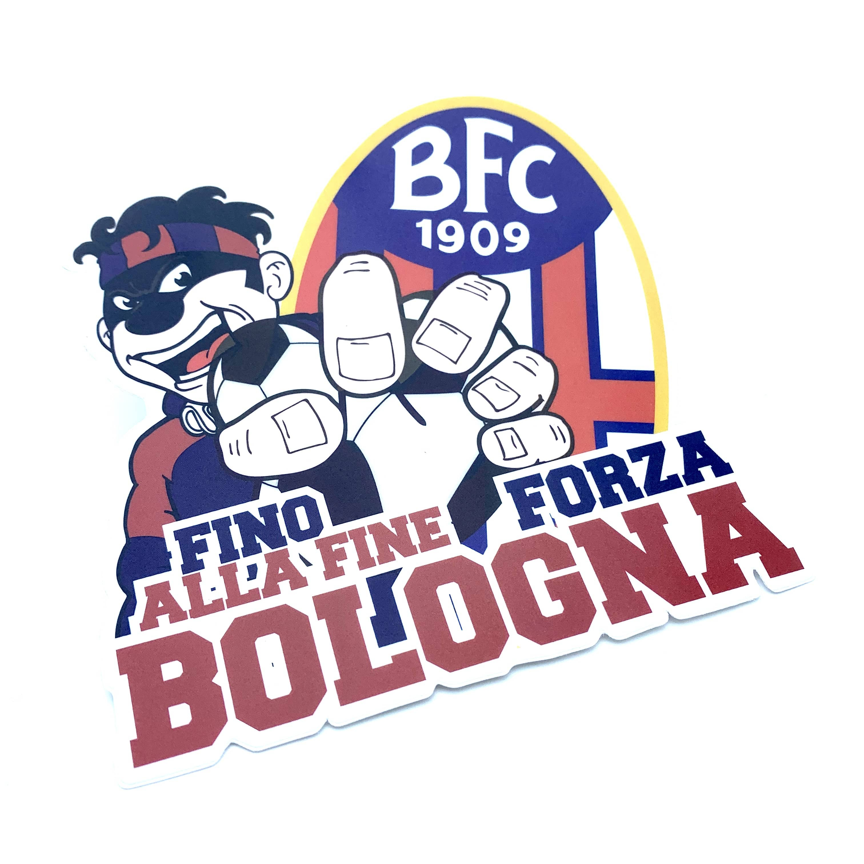 Bologna Fc ADESIVO FINO ALLA FINE FORZA BOLOGNA ...