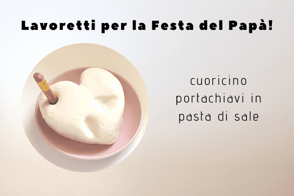 Lavoretti festa del papà: portachiavi!