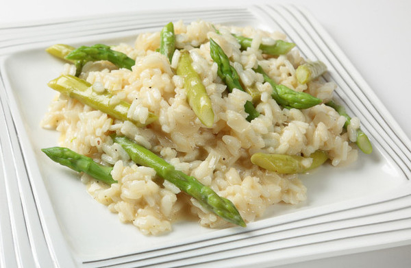 Risotto con asparagi e prosecco