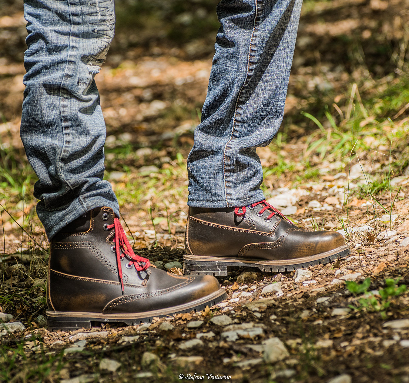 Wearing the best motorcycle boots on holiday