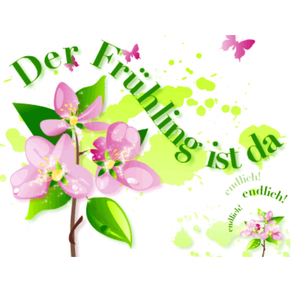 Blumen und grün