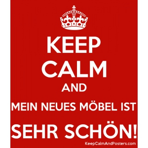 keep calm möbel
