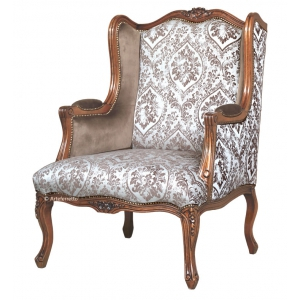 Sessel Bergere klassisch in Samt