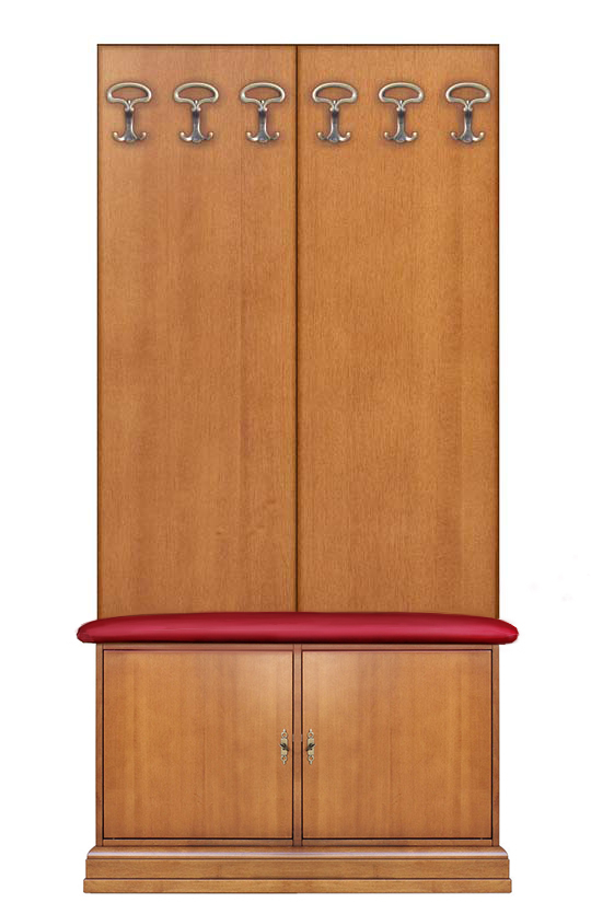 Garderobe-Set mit kleinen Schuhschrank