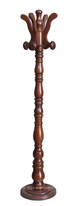 Stehgarderobe, Stehgarderobe aus Holz