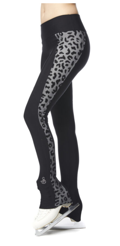 Leggings Leopard Grey Sagester - Roll Skater