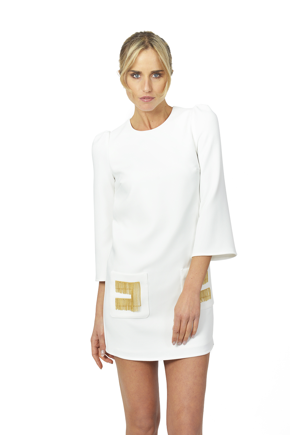 abito bianco elisabetta franchi