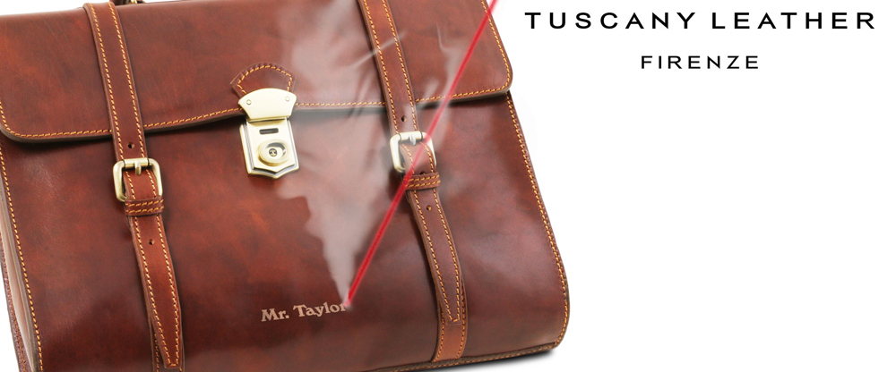 Tuscany Leather TL141892 Sottomano da scrivania in pelle Miele