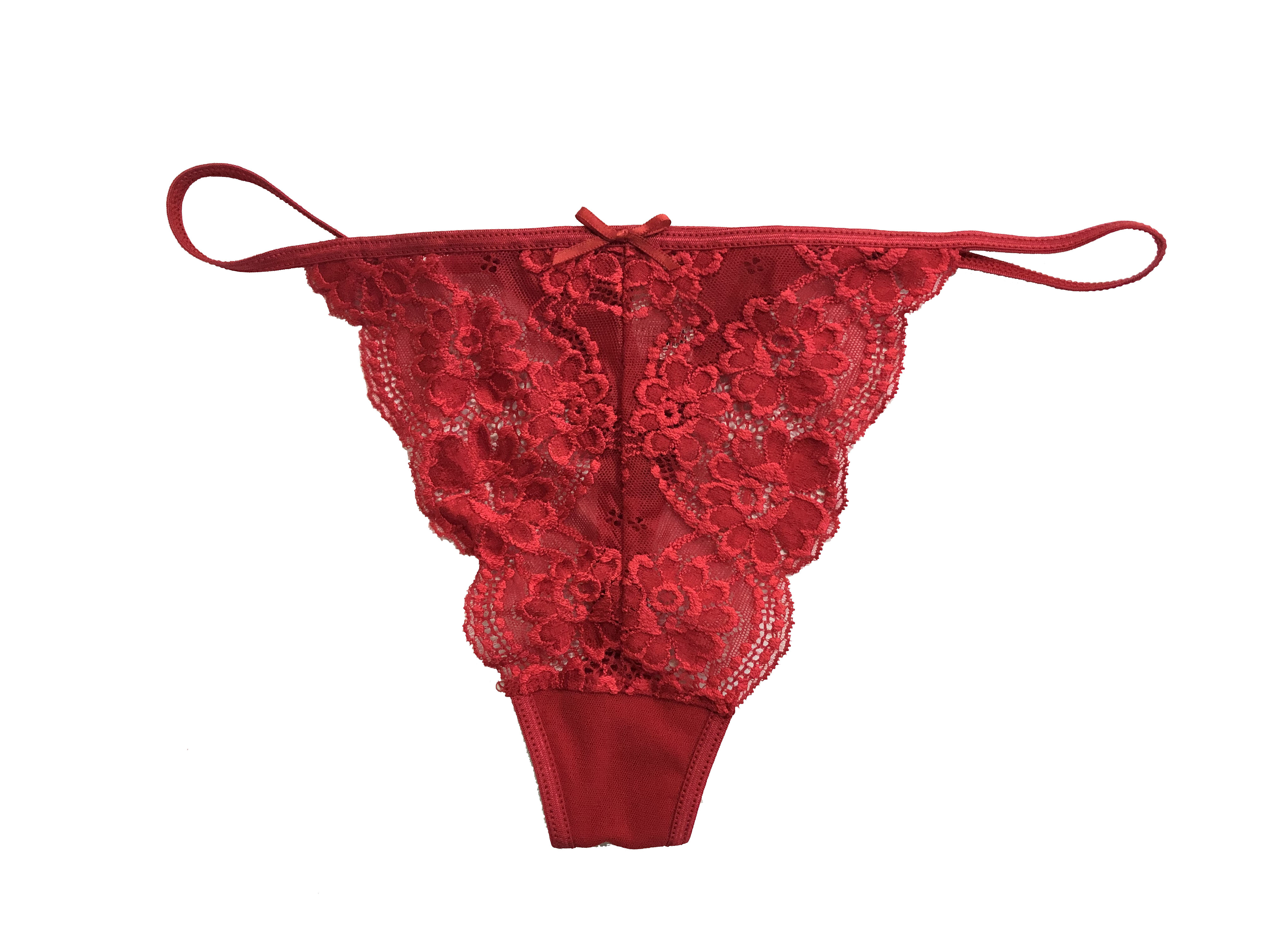 Perizoma di hot sale pizzo rosso