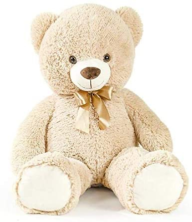 Orso Teddy Beige con Fiocco 130 cm