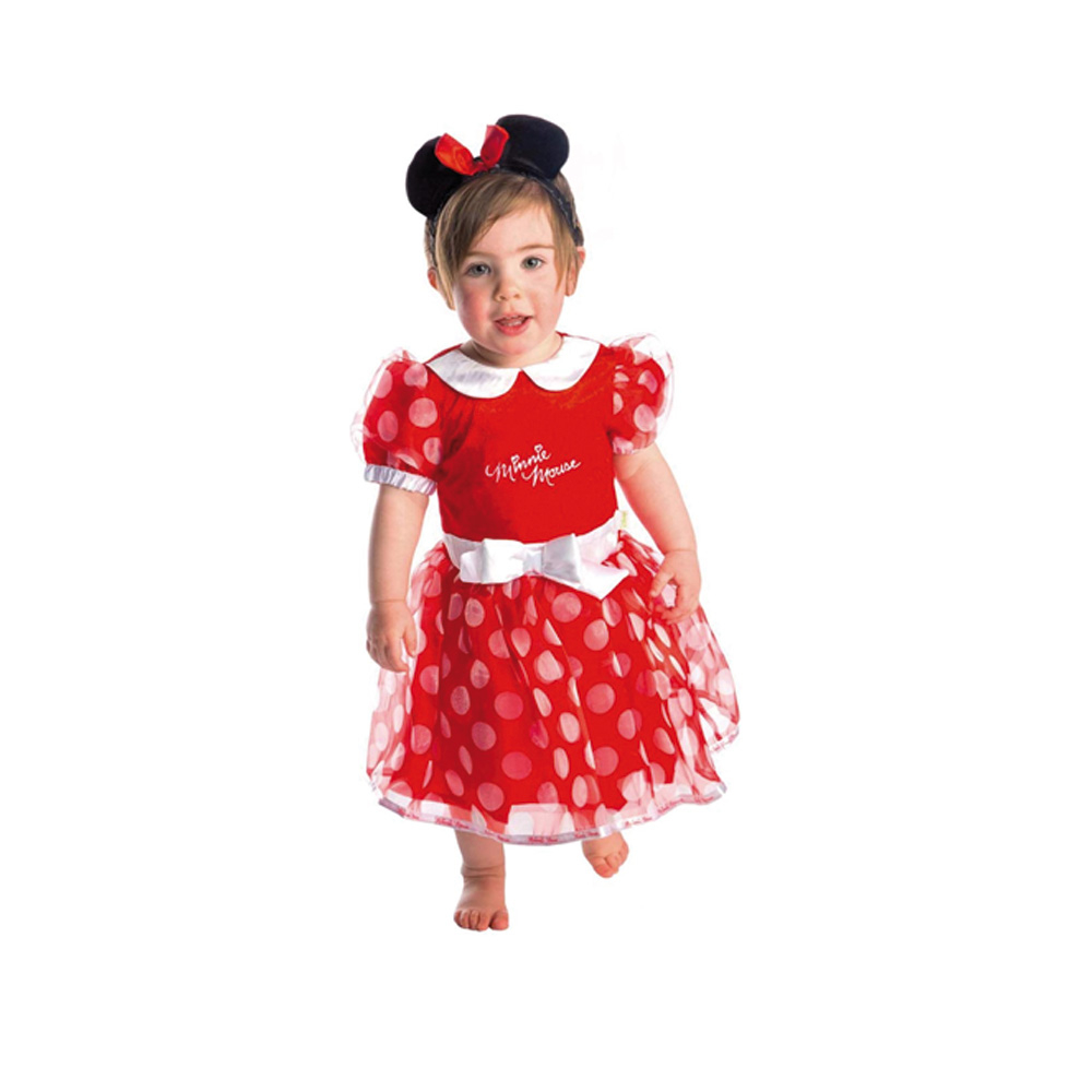 Vestito Carnevale kids Minnie 12-18 mesi Cancelleria Party Papiro Ercolano