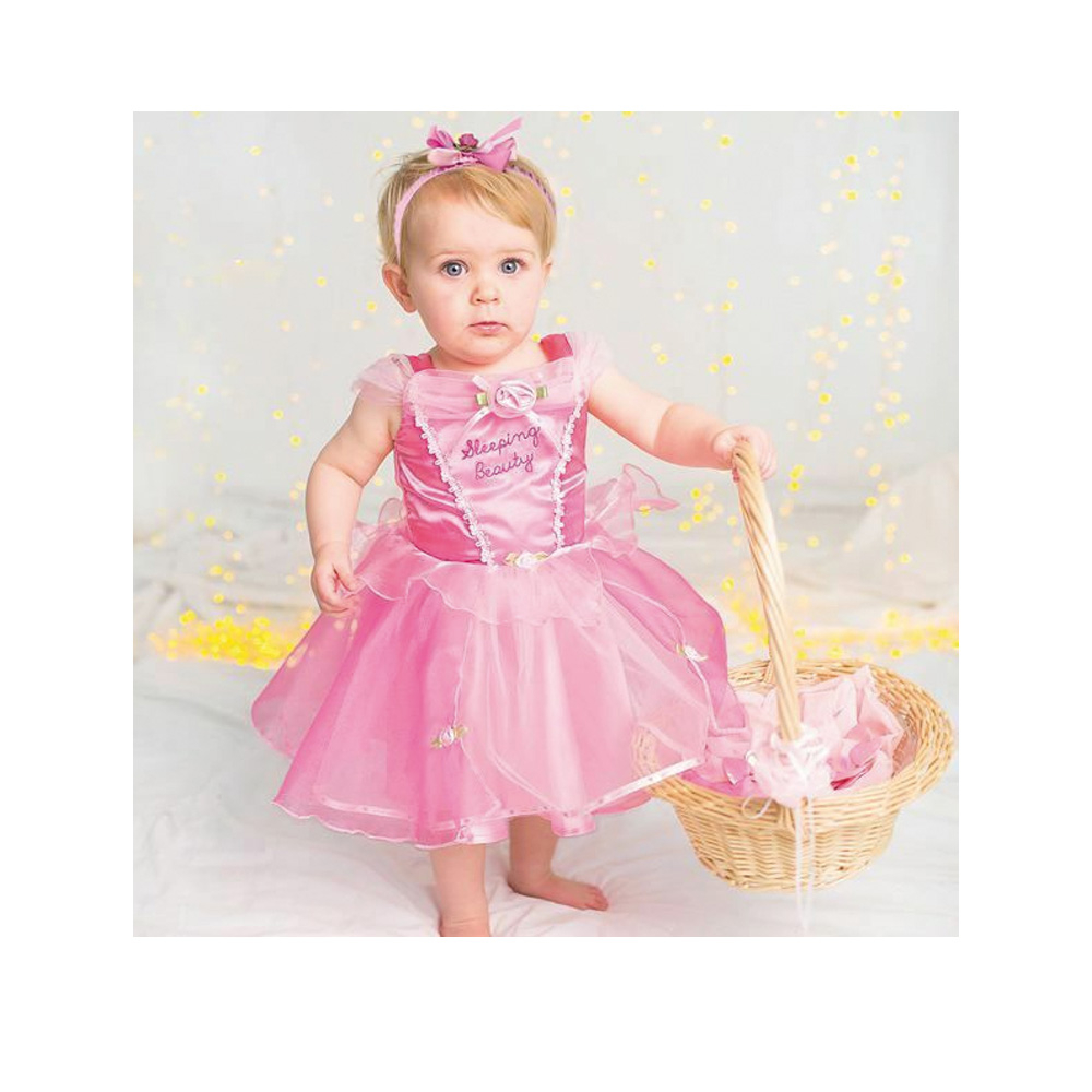 Costume Neonata Principessa Frozen 6/12 Mesi Travestimento Carnevale Bimba  Kids Azzurro