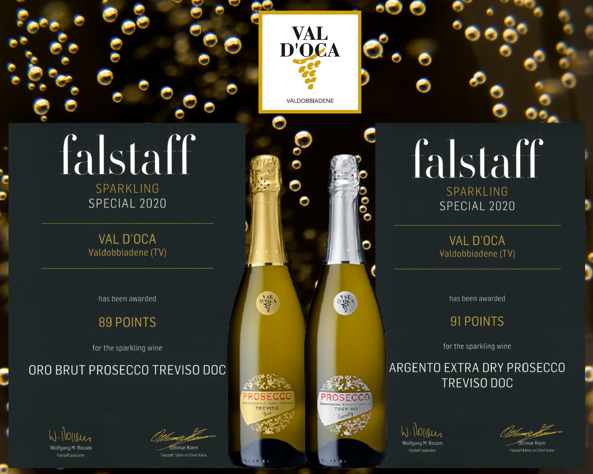 Val D'Oca premiata da Falstaff
