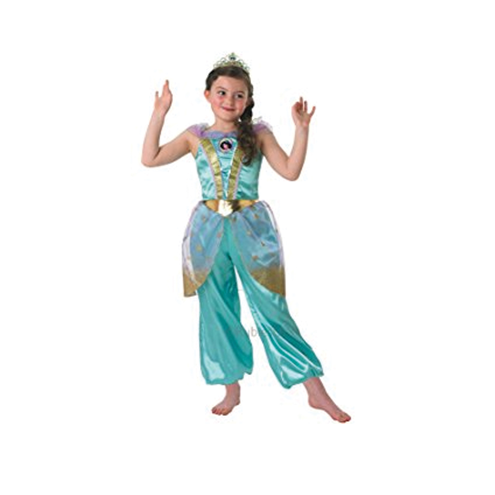 Costume Principessa Belle Bambina 5-6 anni Vestito Carnevale