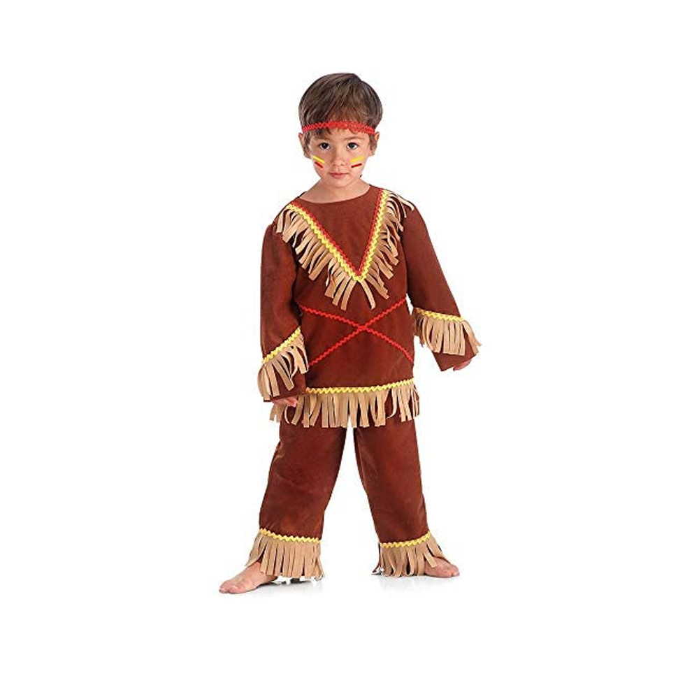 INDIANO COSTUME CARNEVALE BIMBO 6/8 ANNI