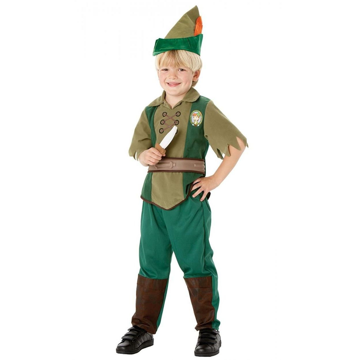 Vestito Carnevale Peter Pan Economico Costume Carnevale Peter Pan Bambino  Recita