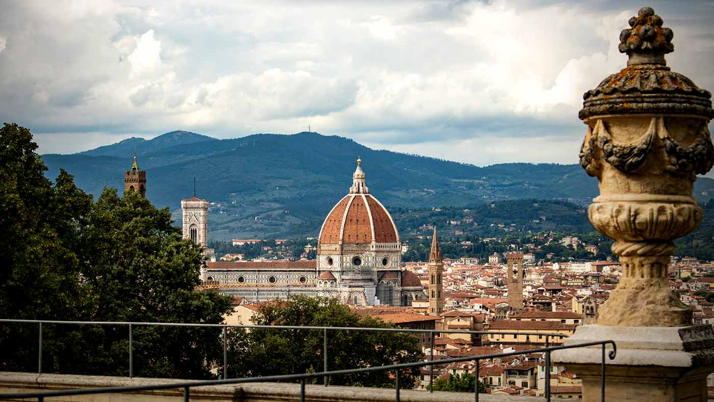 Adesivo per porta – Firenze vista Cupola della Cattedrale